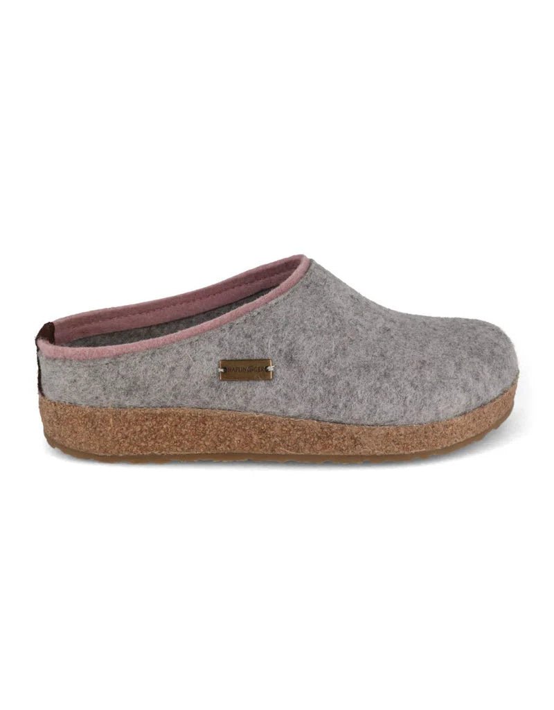 Haflinger Unisex GZ Classic Wool Grizzly Clog