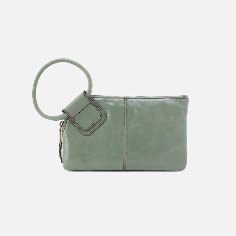 Hobo Sable Polished Leather Clutch Wristlet | Hiline Sport