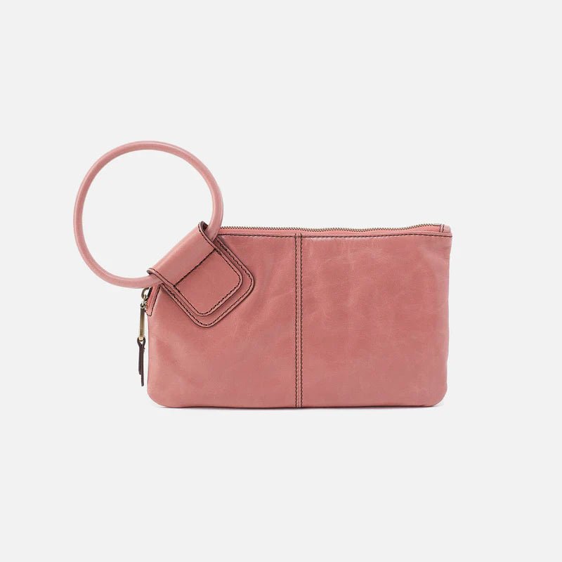 Hobo Sable Polished Leather Clutch Wristlet | Hiline Sport