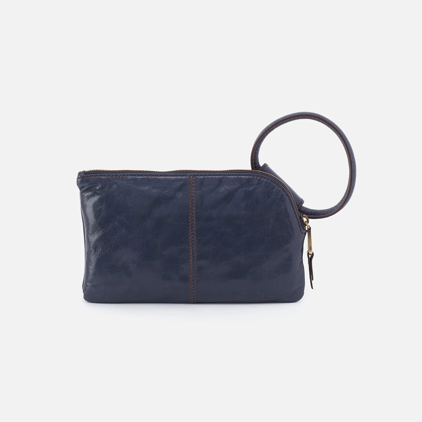 Hobo Sable Polished Leather Clutch Wristlet | Hiline Sport