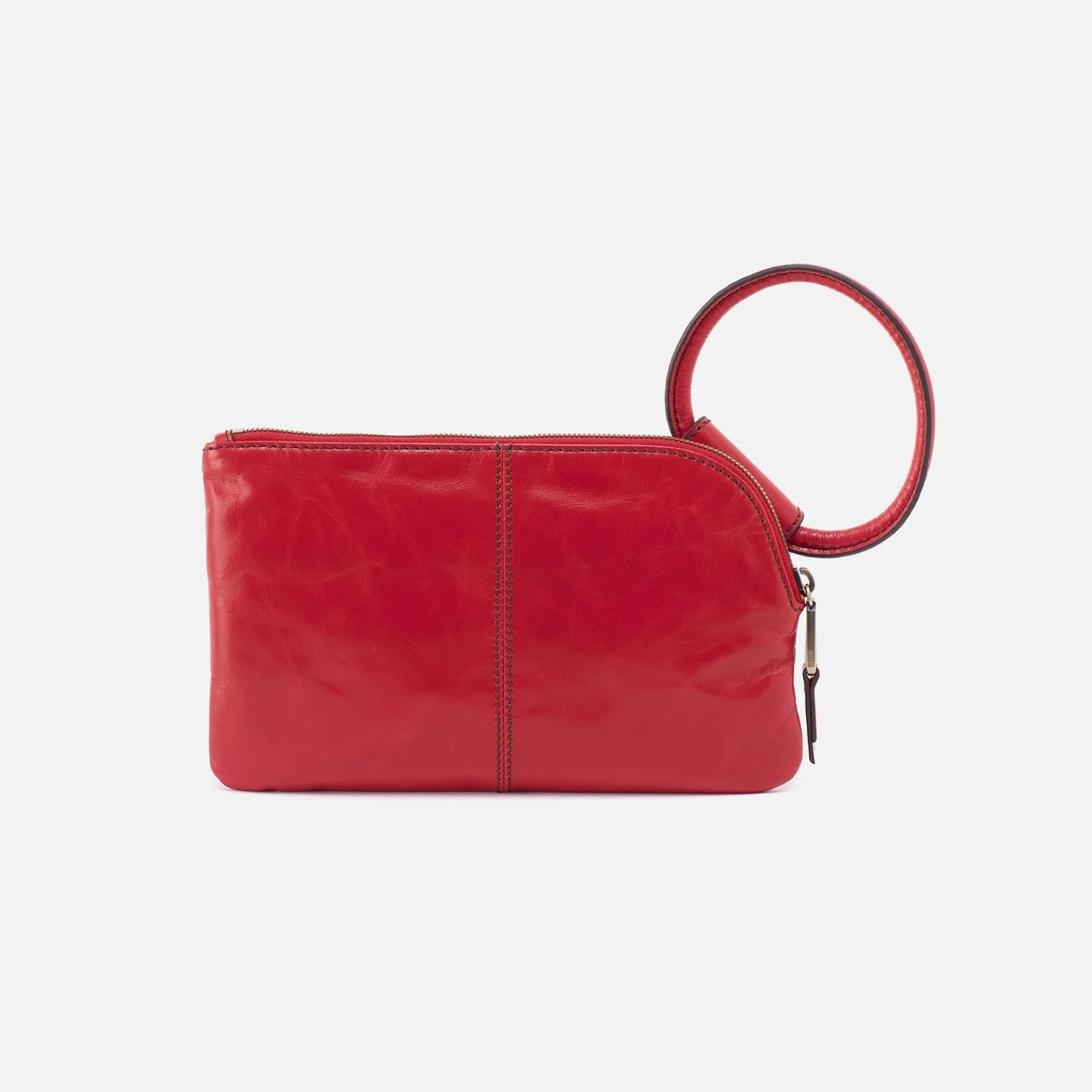 Hobo Sable Polished Leather Clutch Wristlet | Hiline Sport