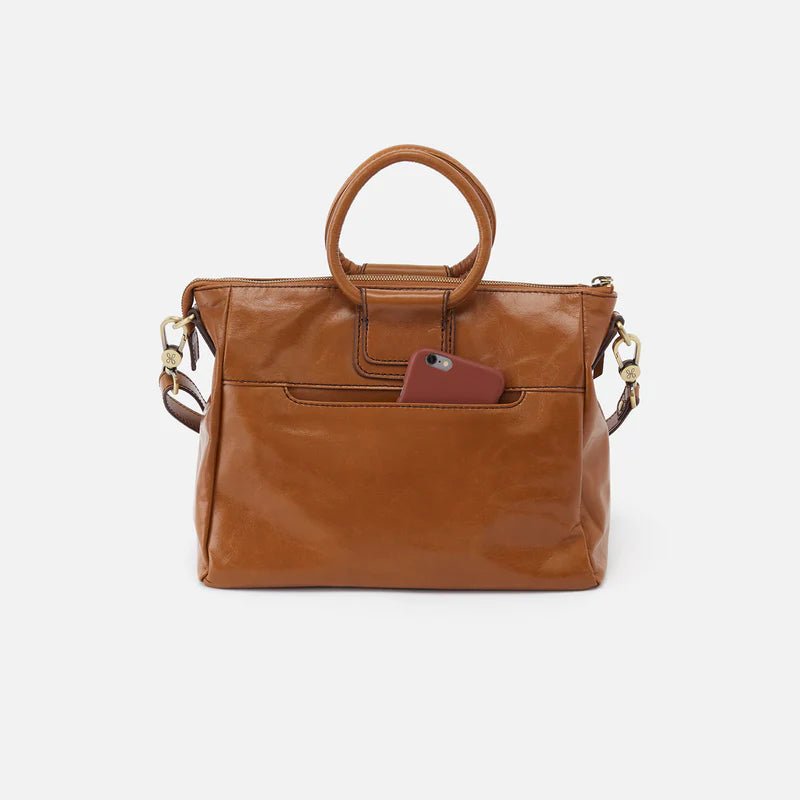 Hobo Sheila Medium Satchel Bags in Polished Leather | Hiline Sport