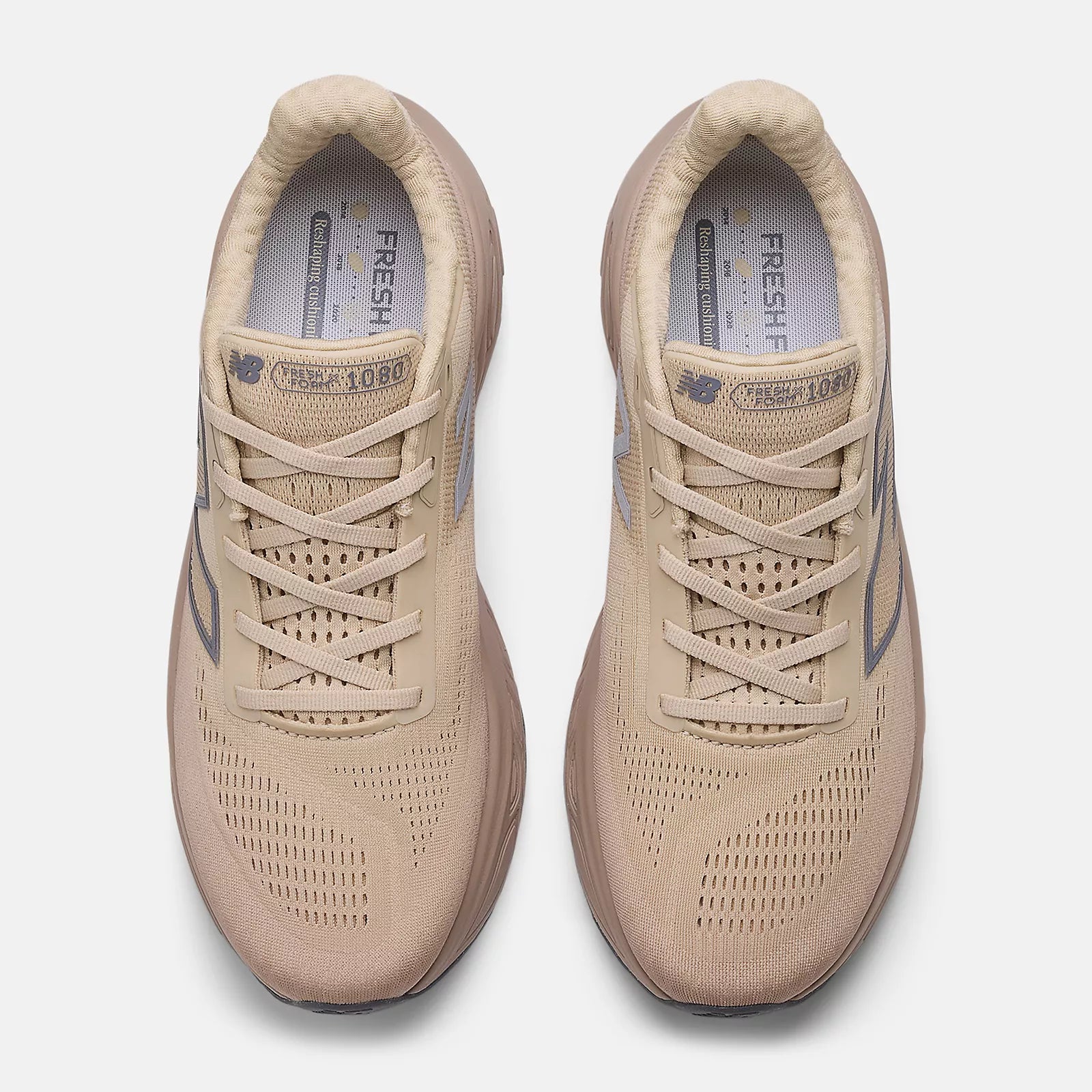 New Balance Men's Fresh Foam X 1080v14 Running Shoe - Desert Clay with Flat Taupe and Castlerock