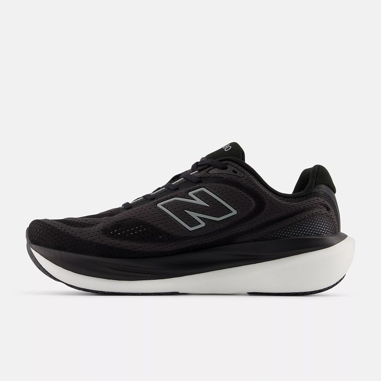 New Balance Men's Fresh Foam X 1080v15 Running Shoe - Black with Slate Grey and Faded Black
