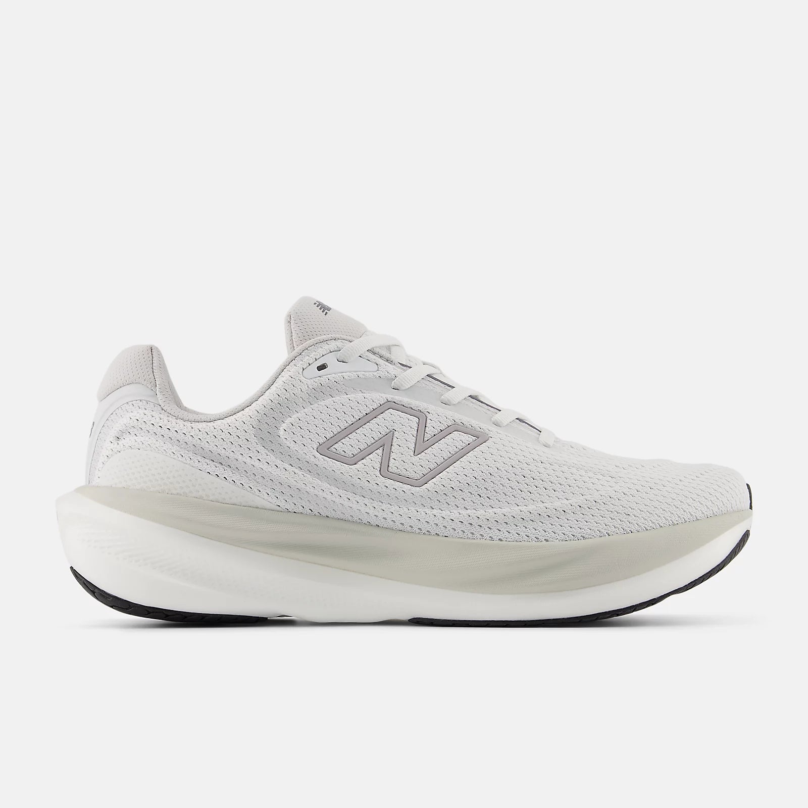 New Balance Men's Fresh Foam X 1080v15 Running Shoe - NB 103 White with Truffle Salt and Grey Matter