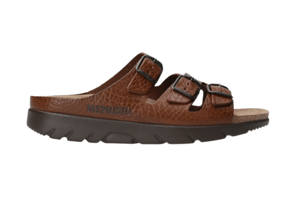 Mephisto Men's Zach Full Grain Leather Sandal | Hiline Sport