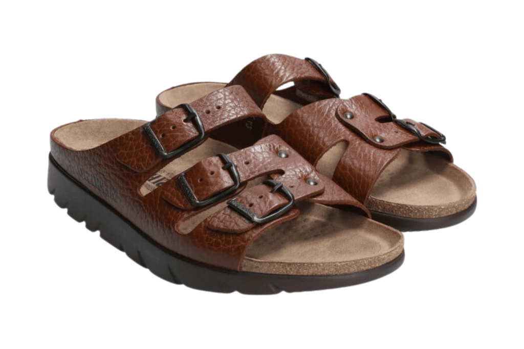 Mephisto Men's Zach Full Grain Leather Sandal | Hiline Sport