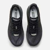 New Balance Men's FuelCell Rebel V5 Running Shoe - Black with Castlerock and Silver Metallic