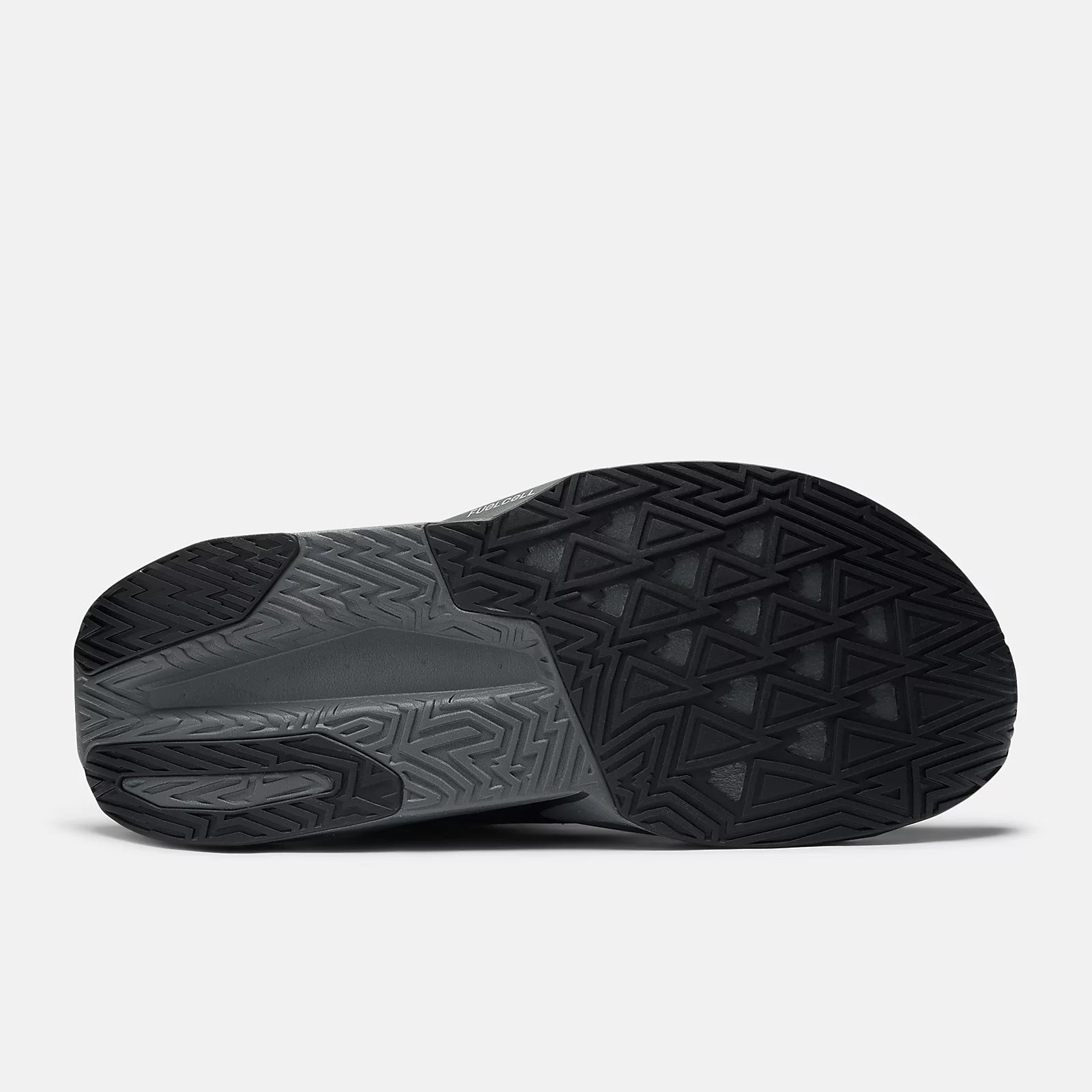 New Balance Men's FuelCell Rebel V5 Running Shoe - Black with Castlerock and Silver Metallic