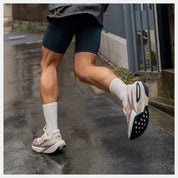 New Balance Men's FuelCell Rebel V5 Running Shoe - Angora with Earth Shadow and Sea Salt