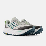 New Balance Men's Fresh Foam X Hierro V9 Shoes - Grey Matter with Medusa Green