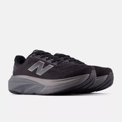 New Balance Men's Fresh Foam X More v6 Cushioned Running Shoe - Black with Castlerock and Black Metallic