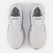 New Balance Men's Fresh Foam X More v6 Cushioned Running Shoe - NB 103 White with Blue Agate and Reflection