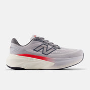 New Balance Men's Fresh Foam X More v6 Cushioned Running Shoe - Grey Matter with True Red and Castlerock