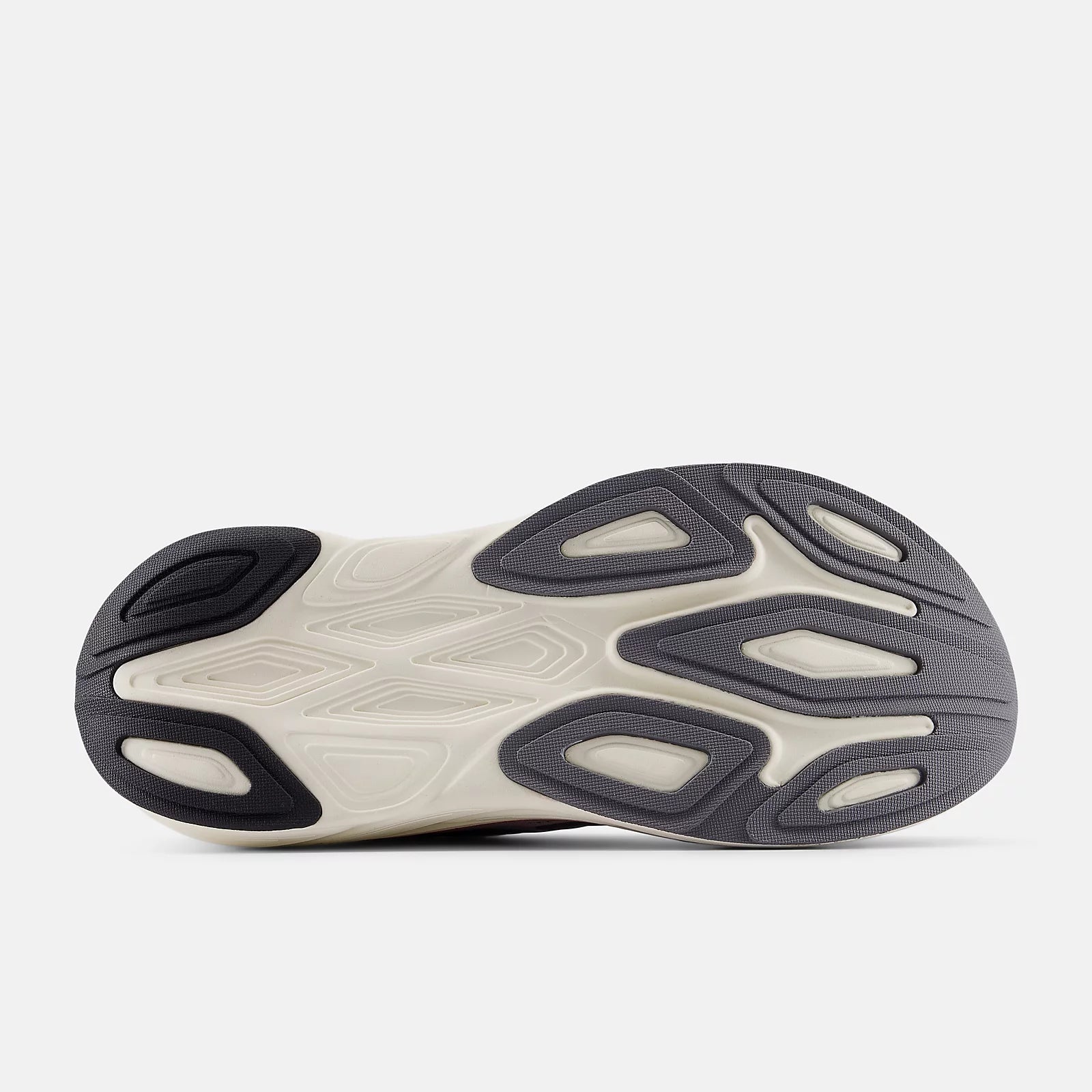 New Balance Men's Fresh Foam X More v6 Cushioned Running Shoe - Grey Matter with True Red and Castlerock