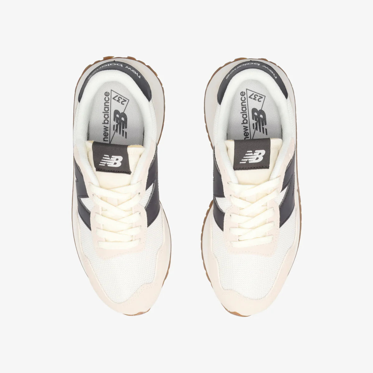 New Balance Men's 237 V1 Trainer Shoe - Sea Salt / Black Cement
