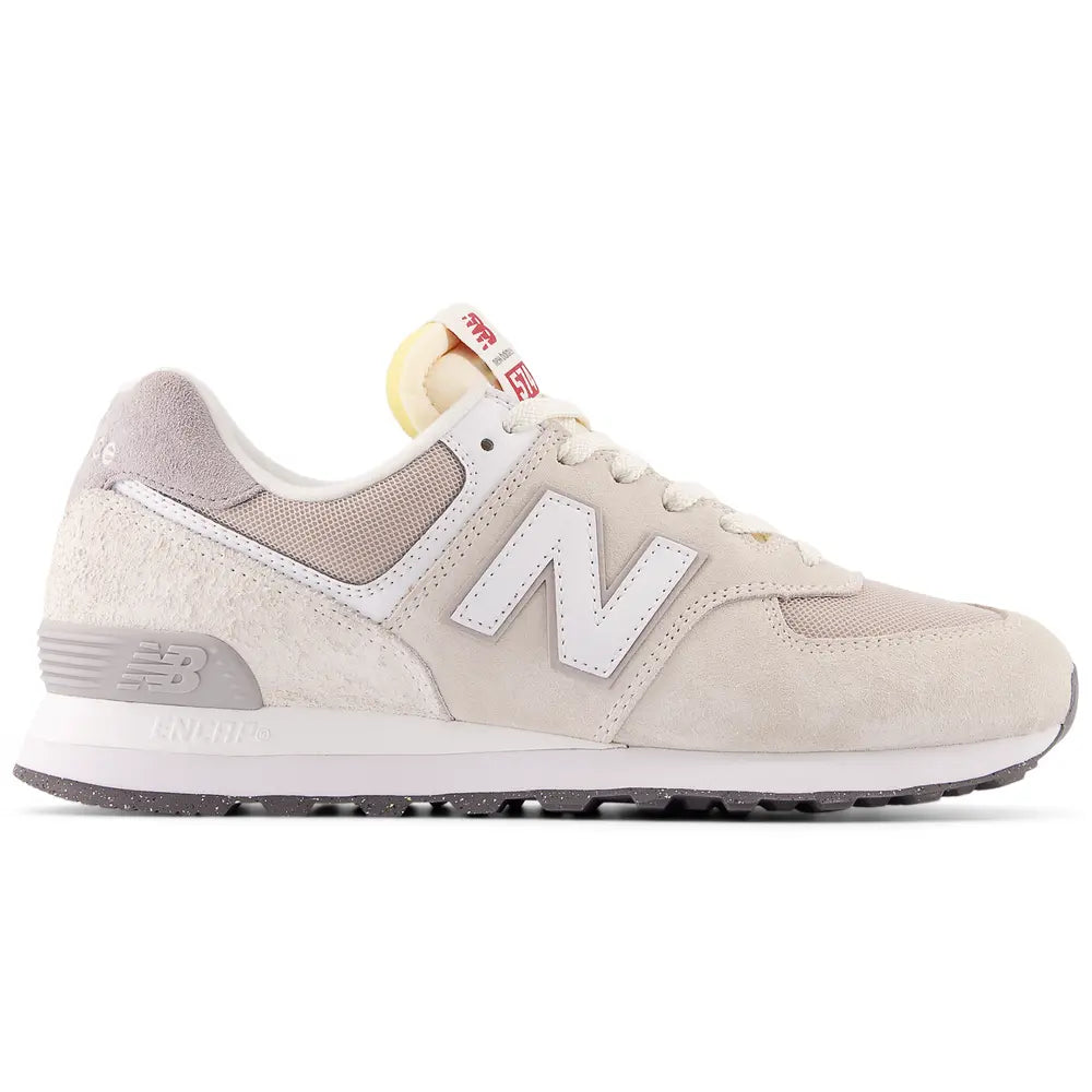 ★New Balance★ NBPDEF783W URC42HG WHITE New Balance Unisex 574 V2 Varsity Suede Sneaker - Hiline Sport