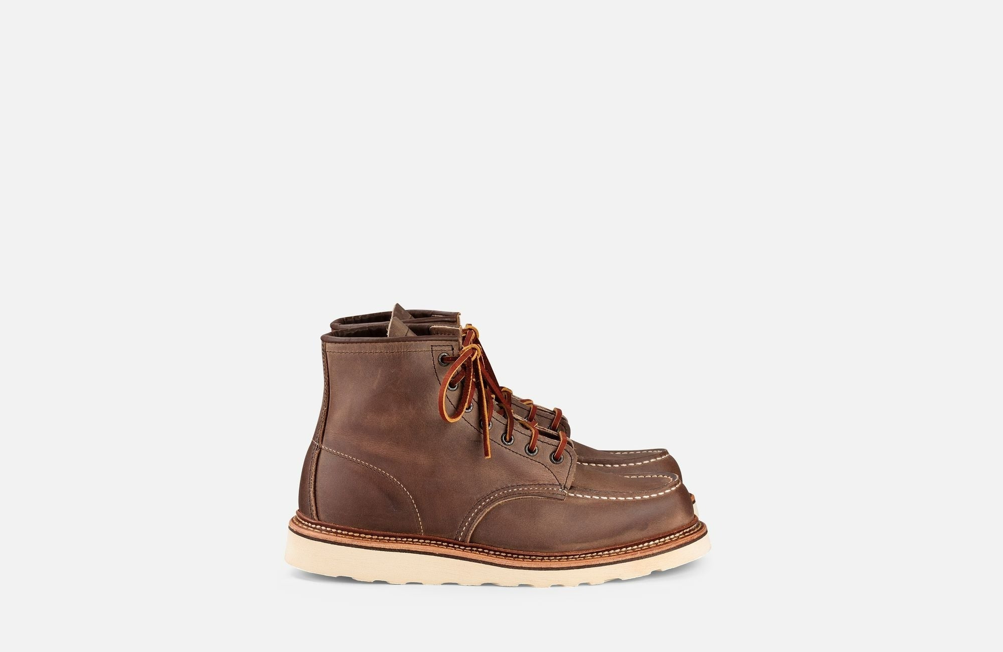 Red Wing Men's Classic MOC 6-Inch Boot in Copper Rough Red Wing Men's Classic MOC 6-Inch Boot in Copper Rough