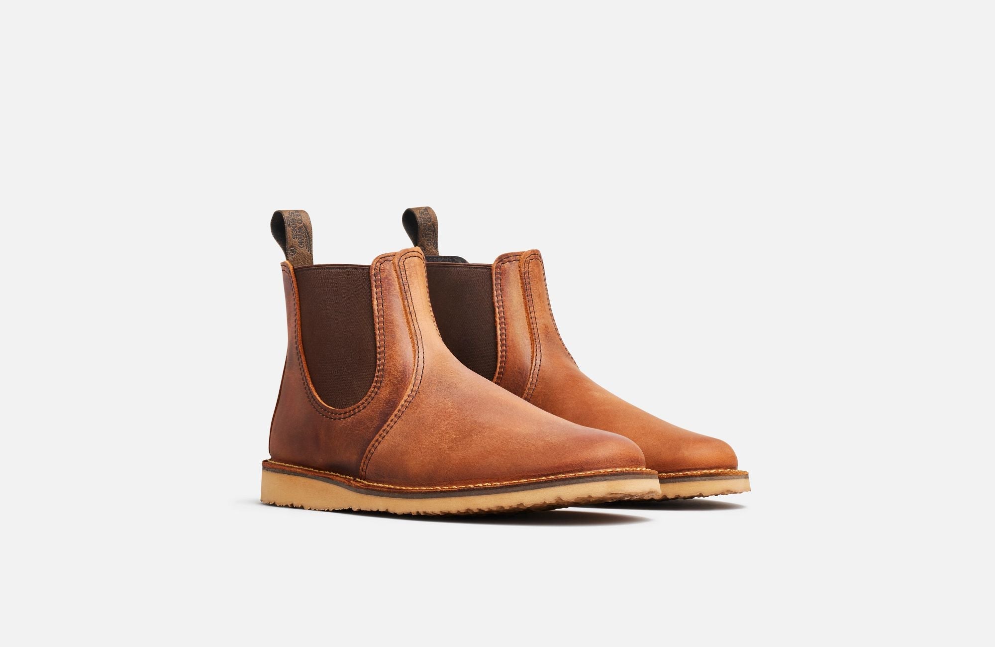 Red Wing Men's Weekender Chelsea Boot 3311 Copper Rough & Tough Leather | Hiline Sport