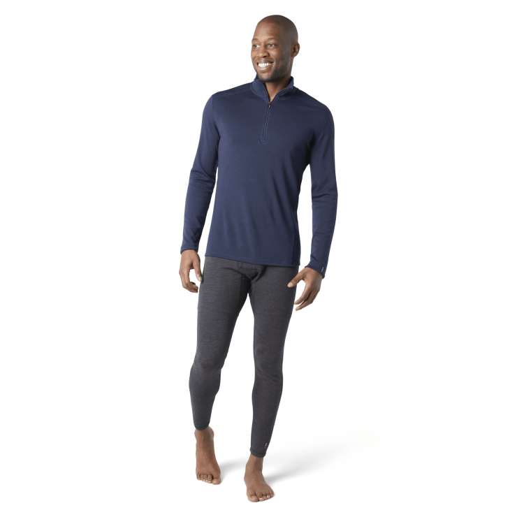 Smartwool Men's Classic Thermal Merino Base Layer 1/4 Zip | Hiline Sport