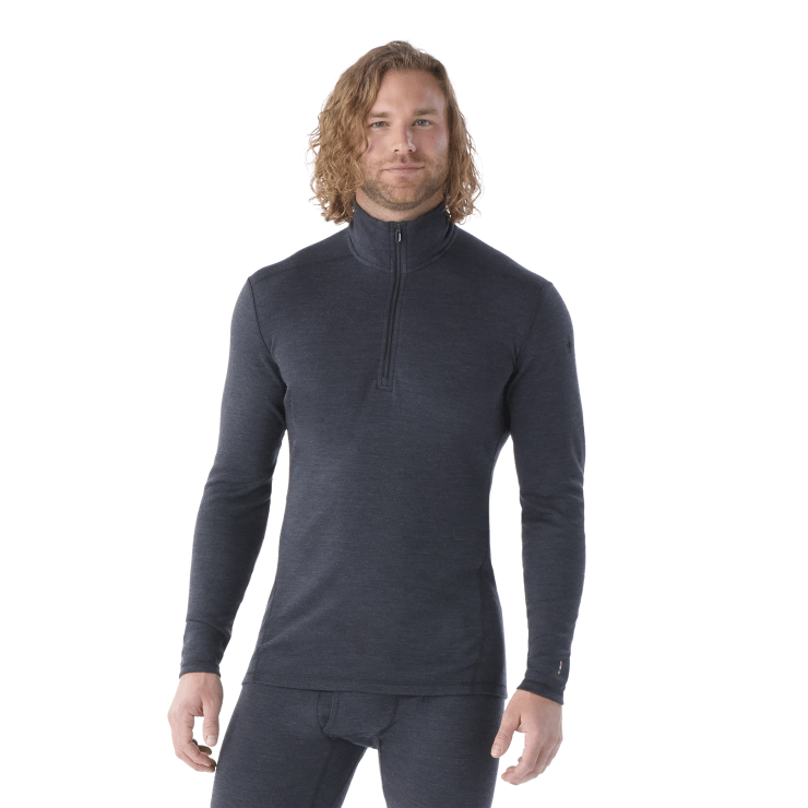 Smartwool Men's Classic Thermal Merino Base Layer 1/4 Zip | Hiline Sport