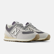 New Balance Unisex 574v2 Lightweight Sneaker - Grey Matter with Dark Silver Metallic