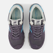 New Balance Unisex 574 Lightweight Sneaker - Neptune Grey with Taffy Blue