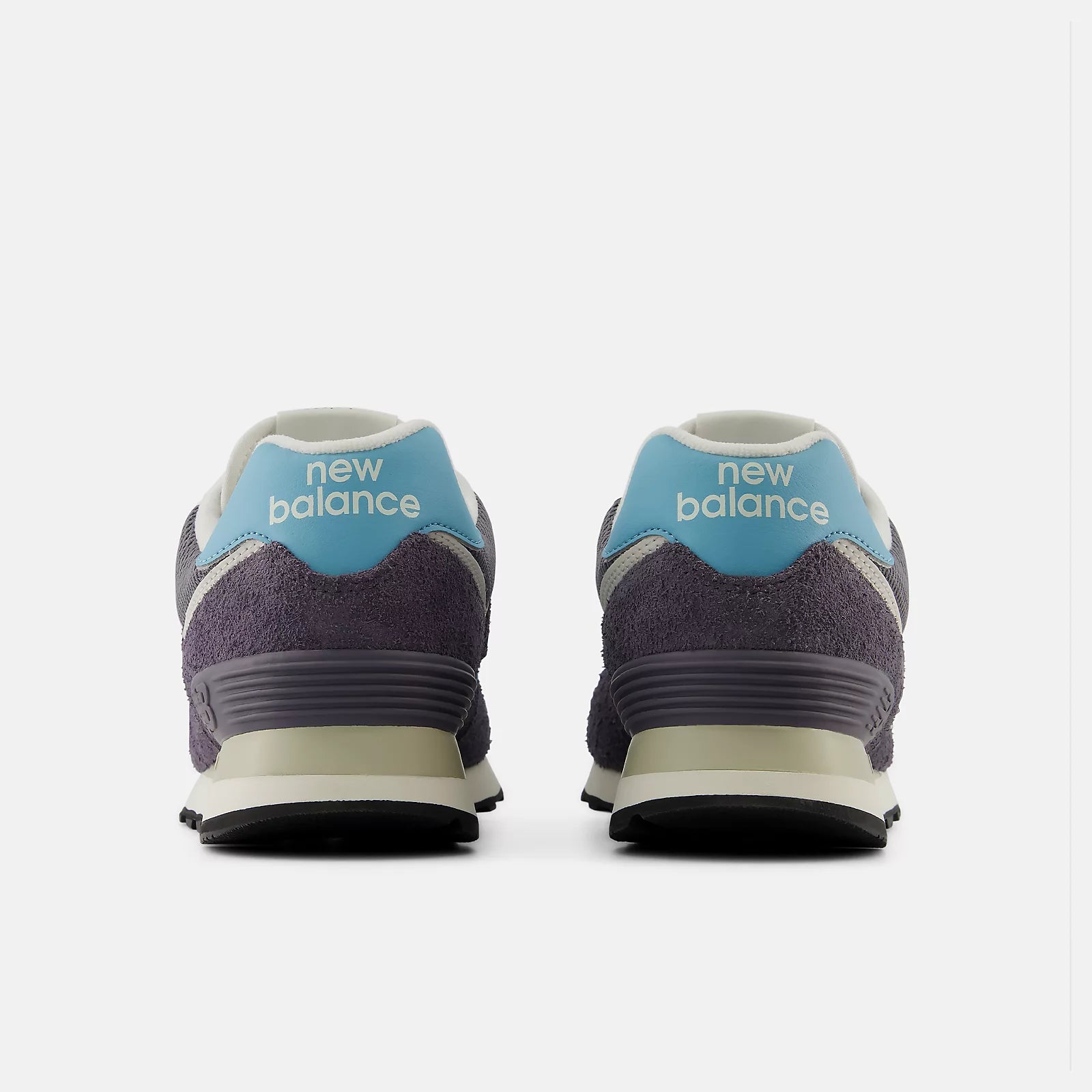 New Balance Unisex 574 Lightweight Sneaker - Neptune Grey with Taffy Blue