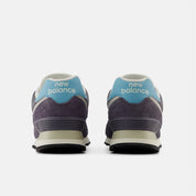 New Balance Unisex 574 Lightweight Sneaker - Neptune Grey with Taffy Blue