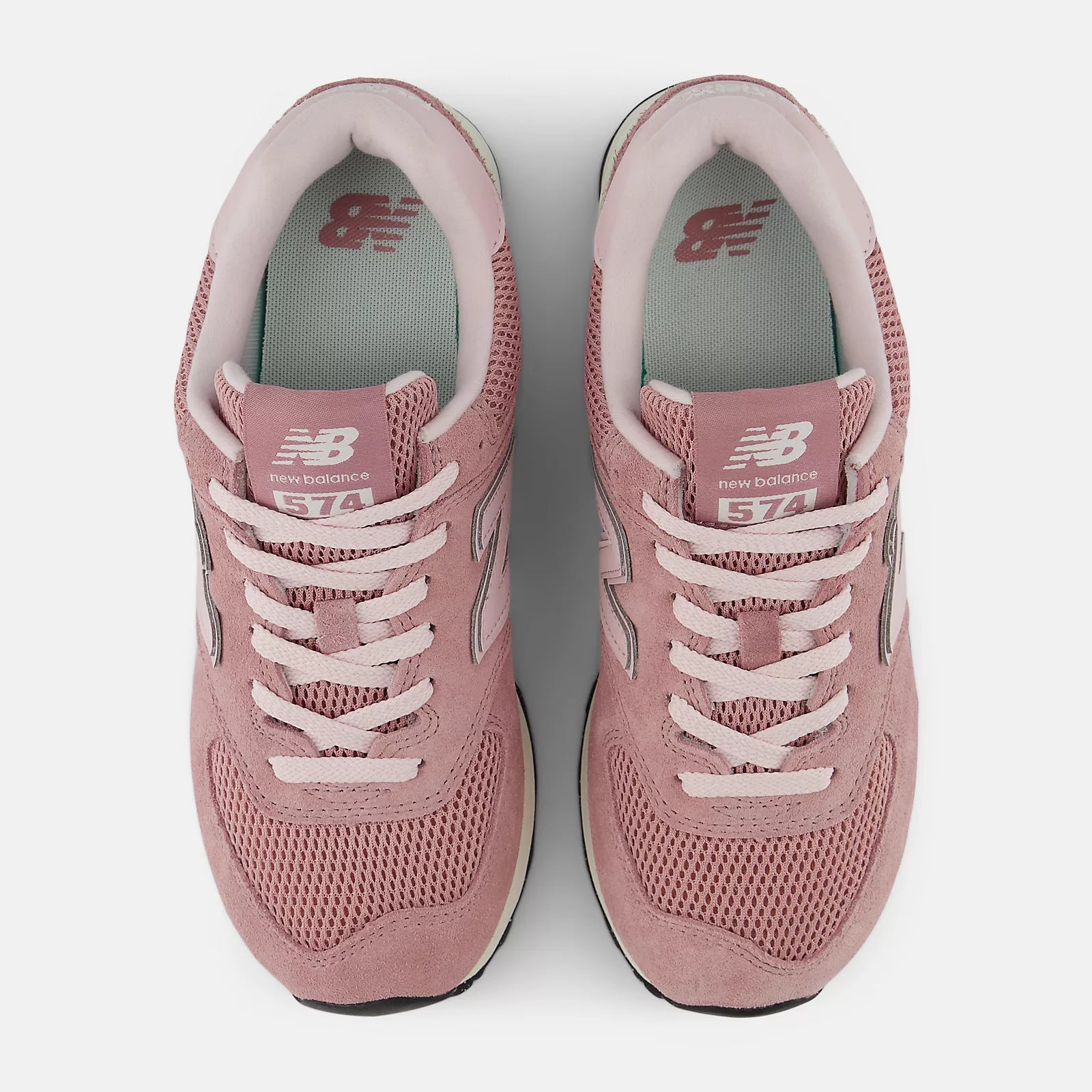 New Balance Women's 574 Shoe - Alpha Pink with NB White