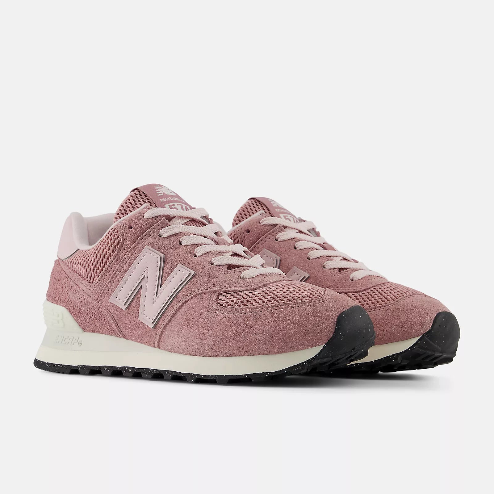New Balance Women's 574 Shoe - Alpha Pink with NB White