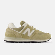 New Balance Women's 574 Lace up Casual Shoes - Boulder with Permafrost