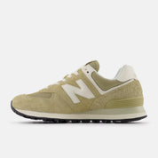 New Balance Women's 574 Lace up Casual Shoes - Boulder with Permafrost