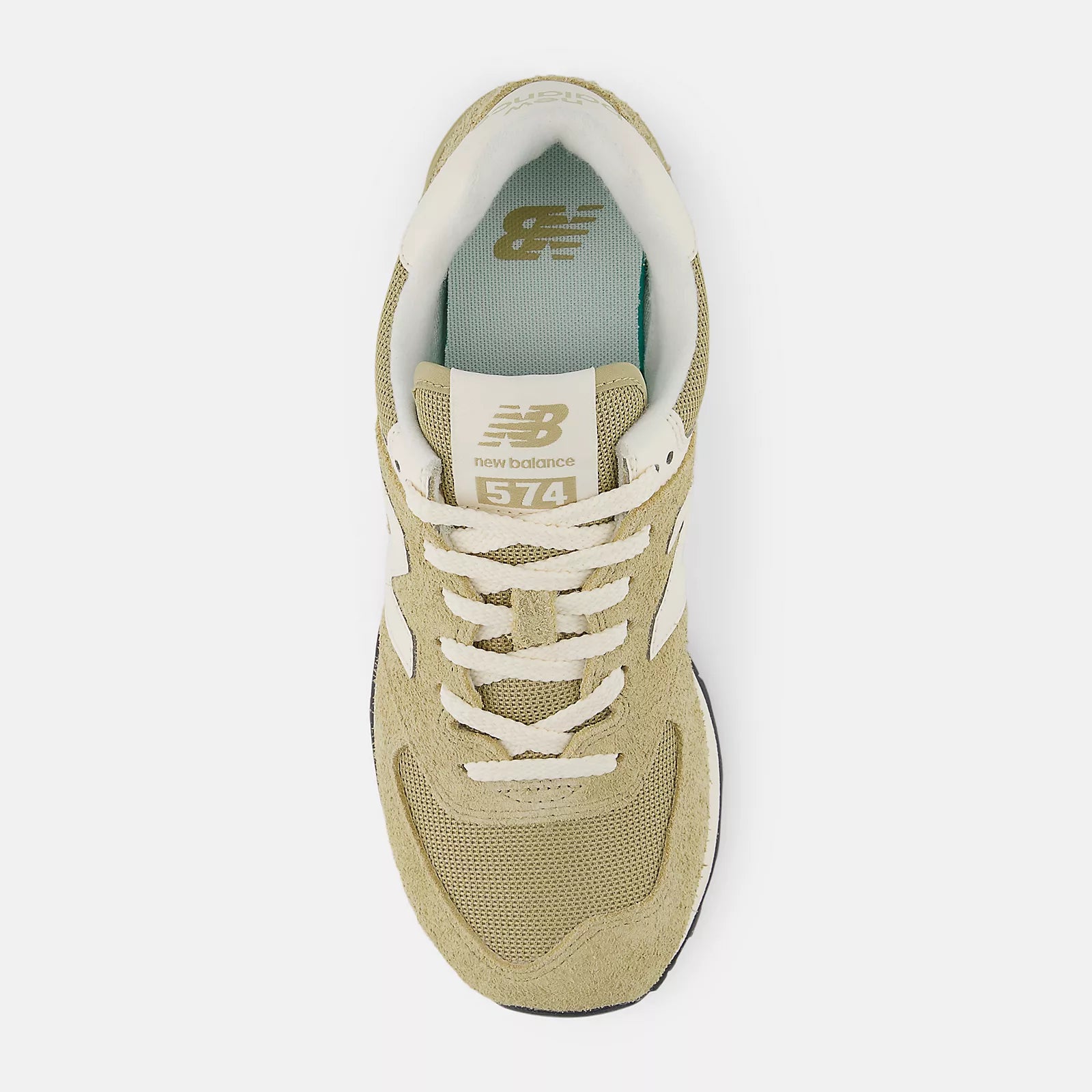 New Balance Women's 574 Lace up Casual Shoes - Boulder with Permafrost