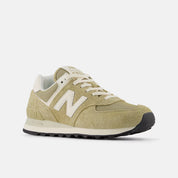 New Balance Women's 574 Lace up Casual Shoes - Boulder with Permafrost