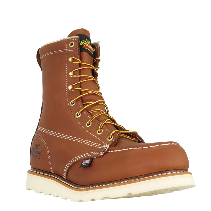 Thorogood Men's American Heritage 8″ Safety Toe Moc Toe MAXWear Wedge Boot