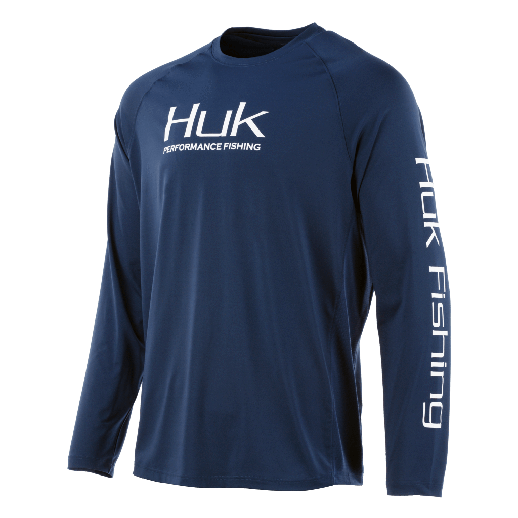 Huk Performance Vented Long Sleeve Sargasso Sea