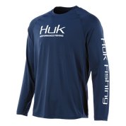 Huk Performance Vented Long Sleeve Sargasso Sea