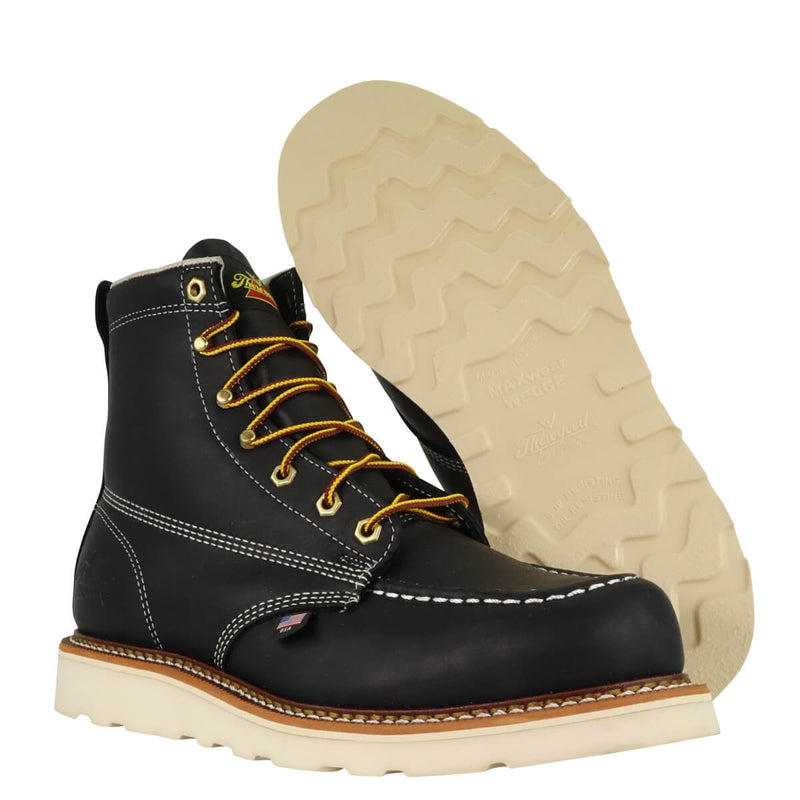 Thorogood Men's American Heritage 6″ Moc Toe MAXWear Wedge Boot