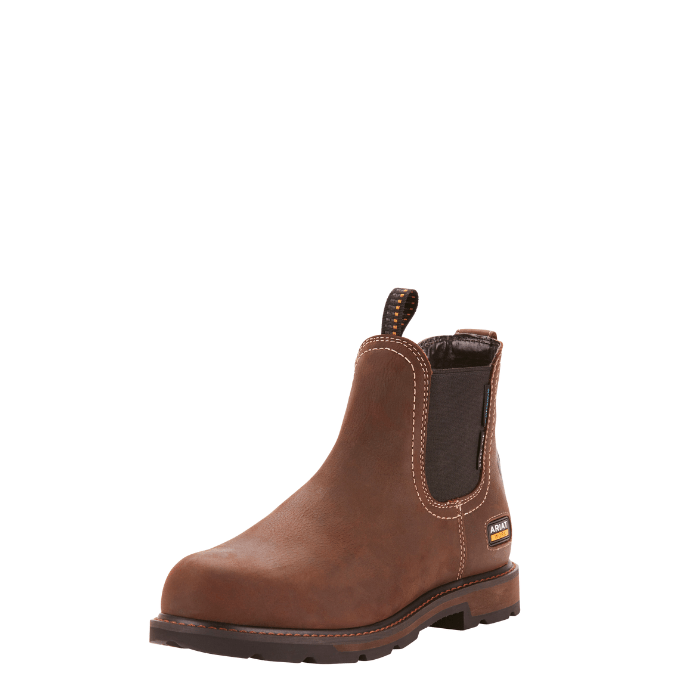 Ariat Men's Groundbreaker Chelsea Waterproof Steel Toe Work Boot - Hiline Sport -