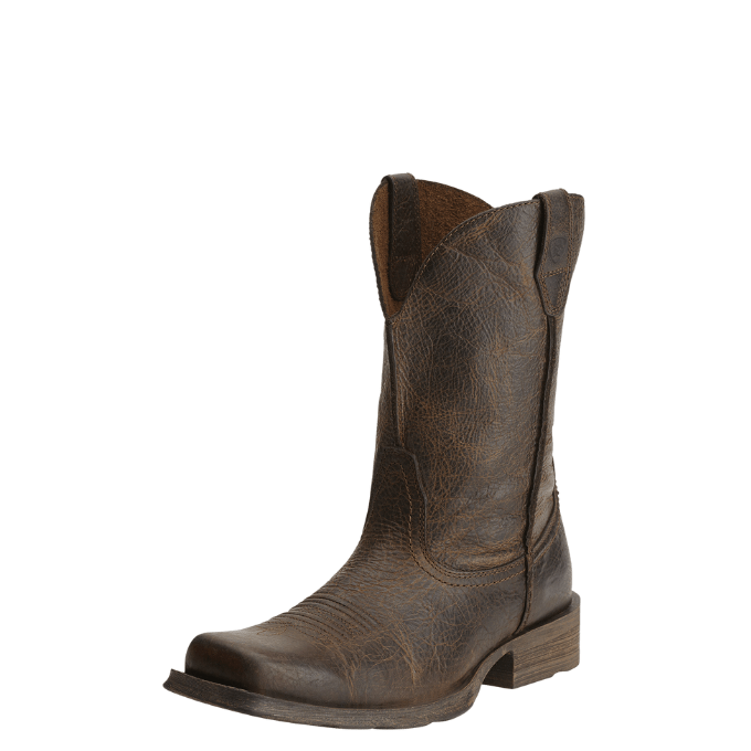 Ariat Men's Heritage Roughstock Square Toe Buckaroo Cowboy Boots