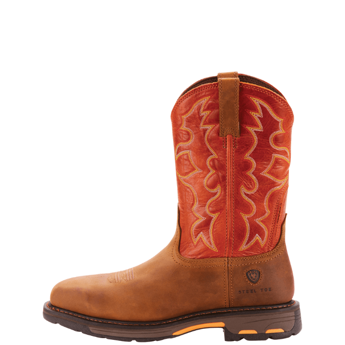 Ariat Men's WorkHog Wide Square Toe Steel Toe Work Boot - Hiline Sport -