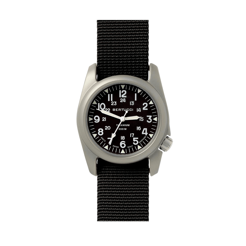 Bertucci A-11T Americana Titanium with Nylon Strap Watch