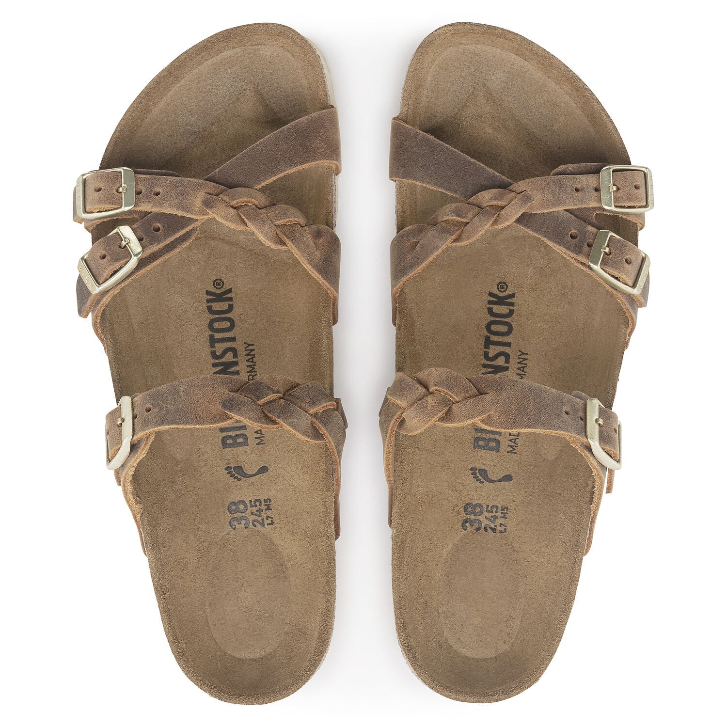 Birkenstock Women's Franca Oiled Leather Sandal - Hiline Sport -