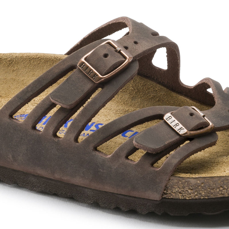 Birkenstock Women's Granada Soft Footbed Oiled Leather Sandal - Hiline Sport -