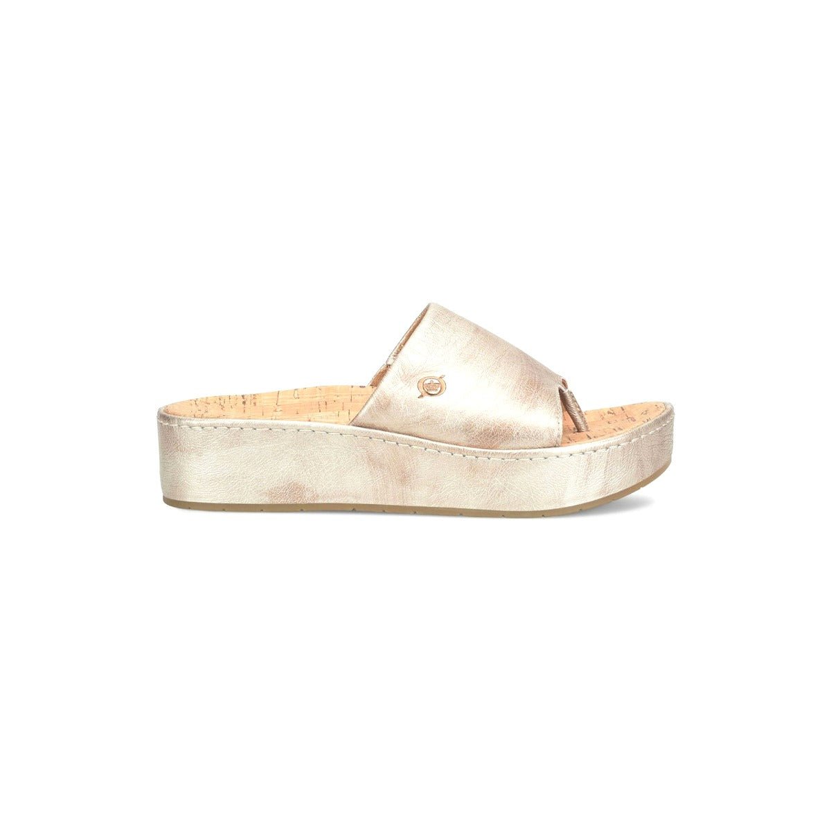 Born Women's Sharr Metallic Leather Platform Thong Sandals - Hiline Sport -
