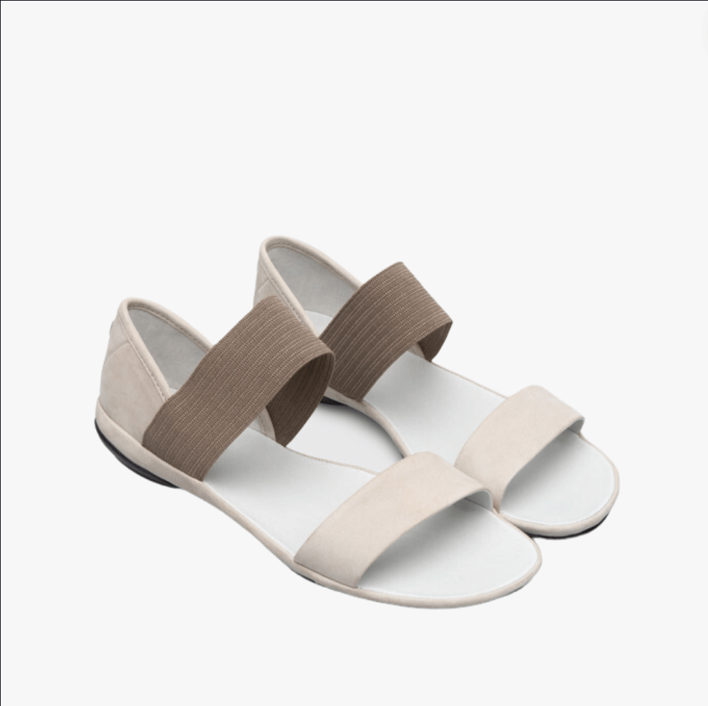 Camper Women's Right Nubuck Ballerina Sandal - Hiline Sport -