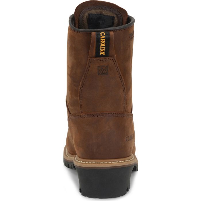 Carolina Men's Elm 8" Soft Toe Insulated Waterproof Leather Logger Boot - Hiline Sport -