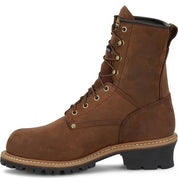 Carolina Men's Elm 8" Soft Toe Insulated Waterproof Leather Logger Boot - Hiline Sport -