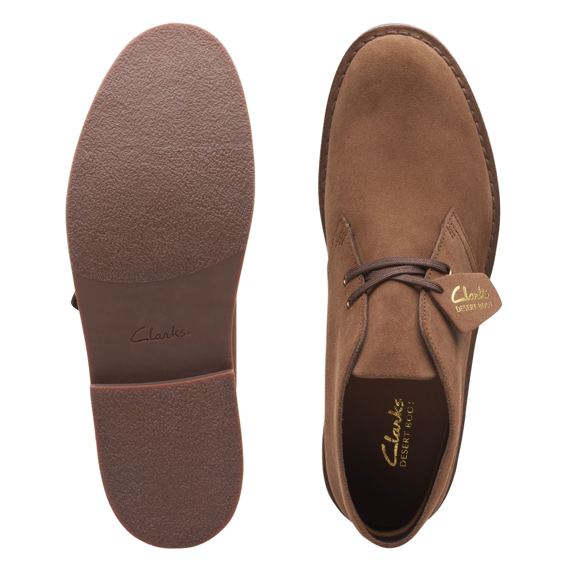 Clarks desert boot marron online